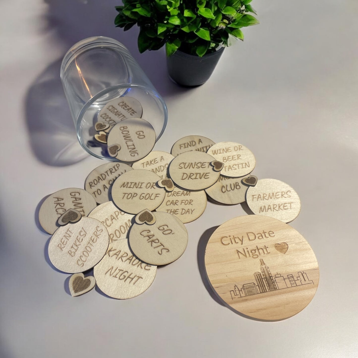 CITY DATE NIGHT TOKEN JAR