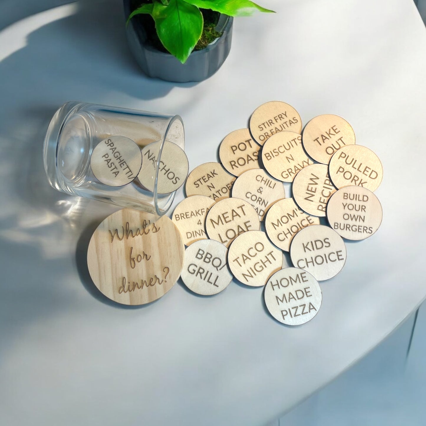 WHAT'S FOR DINNER TOKEN JAR